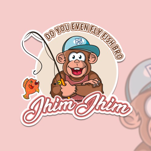 Hat design with the title 'Fly Fisherman.'