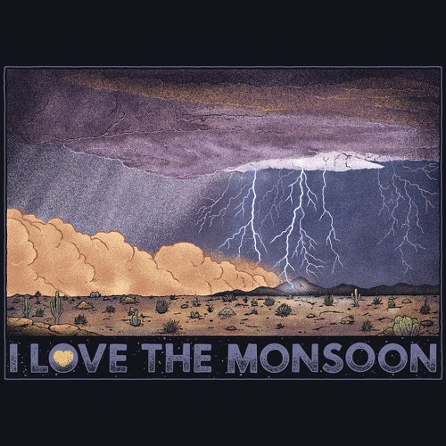 Outdoor t-shirt with the title 'I Love The Monsoon'