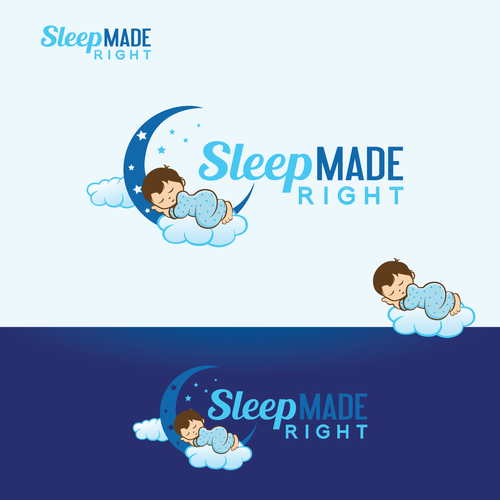 Night logo with the title 'Sleep Made Right'