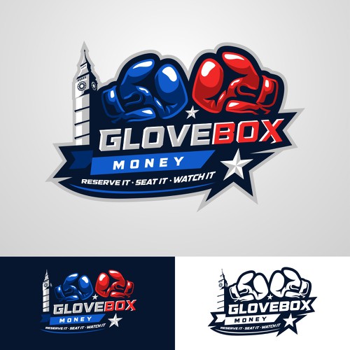 Boxing-gloves logo with the title 'Glove Box Money'