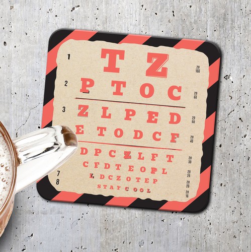 Coaster design with the title 'Beer Coasters'