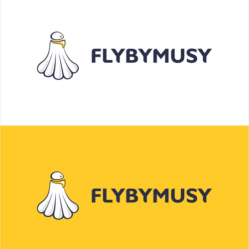 Fly logo with the title 'flybymusy needs a new logo'