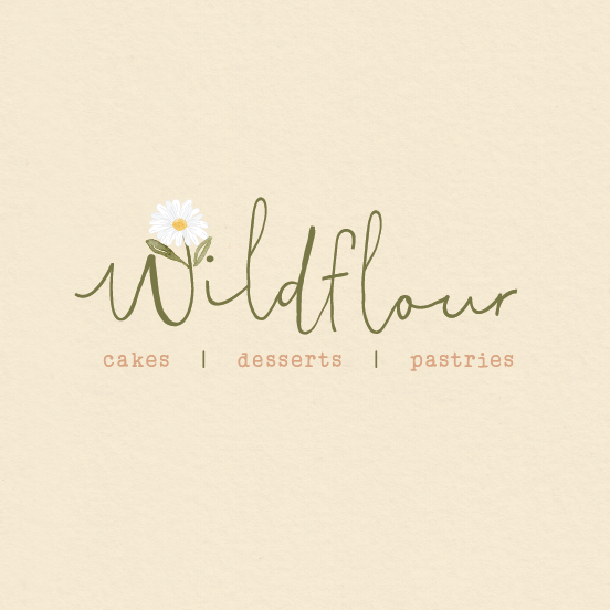 Daisy design with the title 'Wildflour'