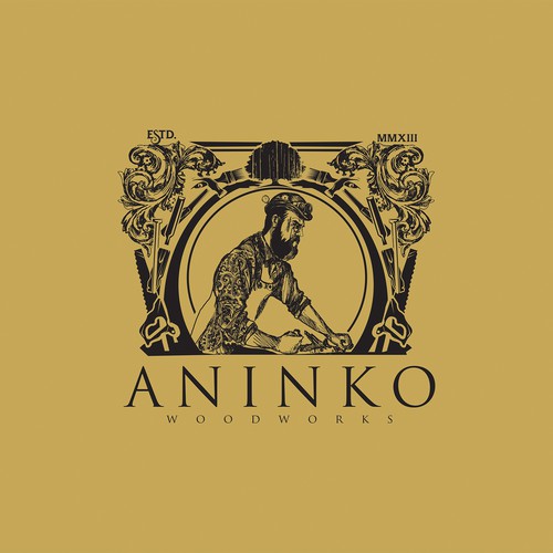 Carpentry design with the title 'Furniture '