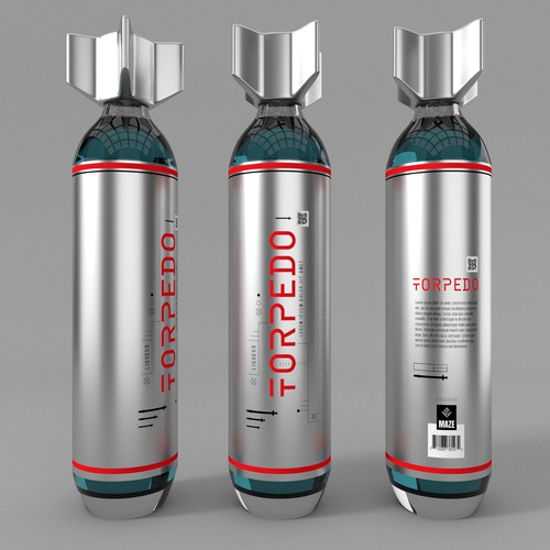 Cap design with the title 'Label and cap for liquor "TORPEDO"'