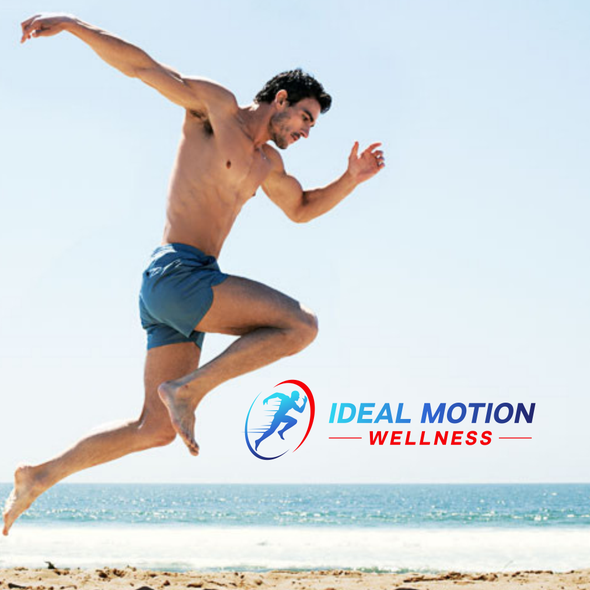 Ideal logo with the title 'Logo for Ideal Motion Wellness'