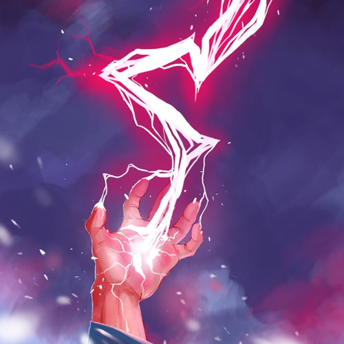 Board game artwork with the title 'DnD board game - Eldritch Blast'