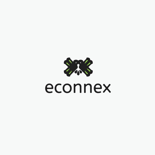 Stand-out design with the title 'Logo design for econnex'