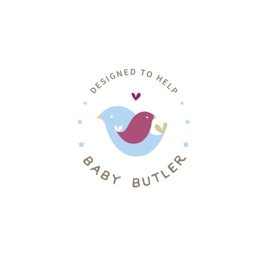 Love brand with the title 'Baby Clothing Logo concept 2'