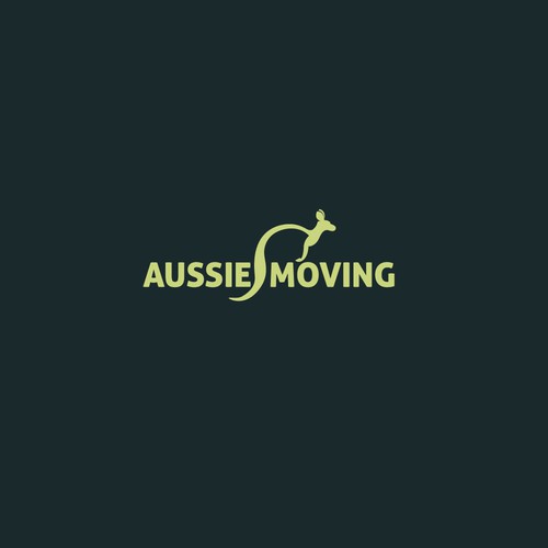 Moving logo with the title 'Kangaroo Moving'