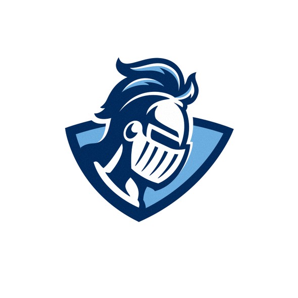 Helmet logo with the title 'Knight'