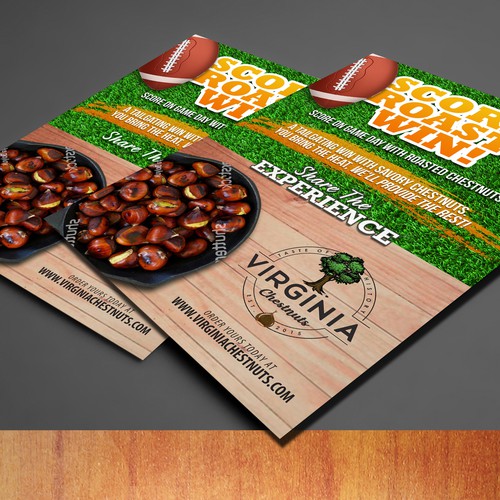 Picnic design with the title 'Virginia Chestnut flyer'