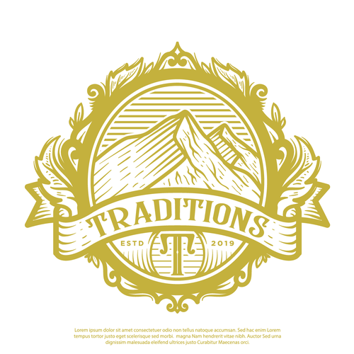 Victorian logo with the title 'traditions'