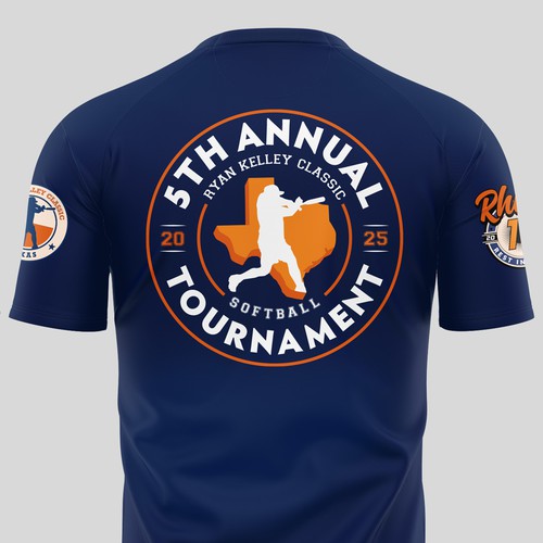 Texas t-shirt with the title 'a meaningful fun t-shirt for national softball tournament in memory of Ryan Kelley'