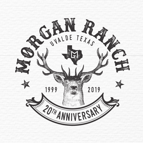 Texas logo with the title 'morgan ranch'