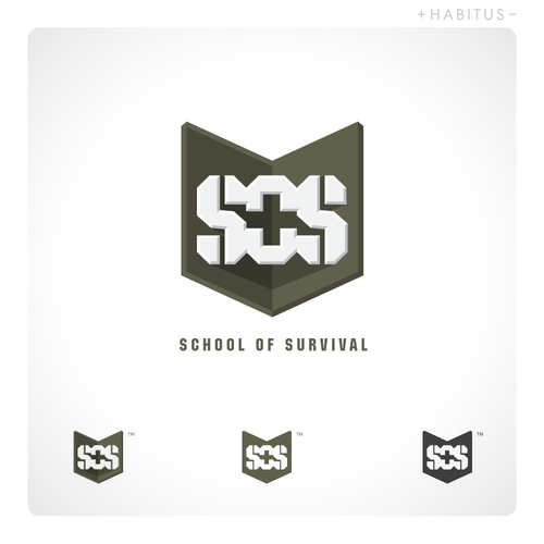 Disaster logo with the title 'logo design'