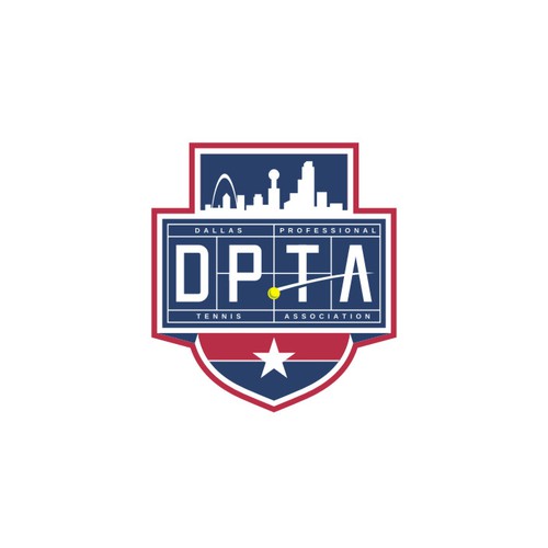 Sports logo with the title 'Logo for tennis assocaition'