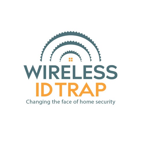 Wireless design with the title 'Wireless ID Trap Logo'
