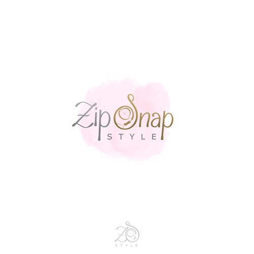 Sketchbook logo with the title 'Zip Snap Style'