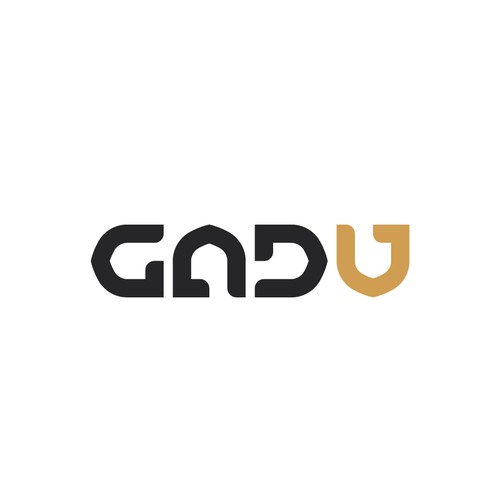 Service design with the title 'Logo for international security service GADU'
