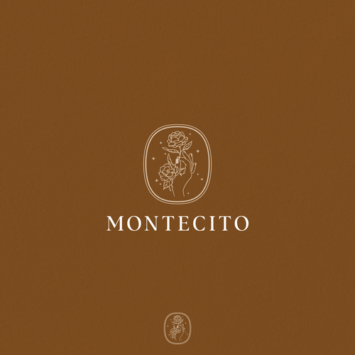 Spa brand with the title 'Elegant Hand with Flowers'