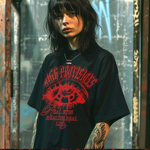 Apparel illustration with the title 'High Provisions'