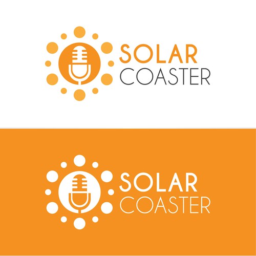 Solar brand with the title 'Solar Coaster Logo design'