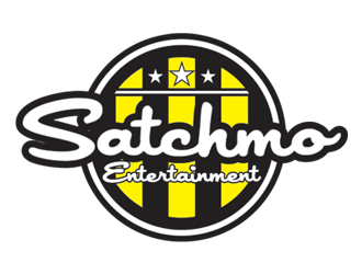 Entertainment brand with the title 'Create a colourful, retro logo for an international music booking agency.'