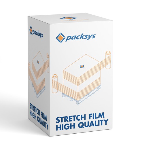 Foil design with the title 'Stretch Film'