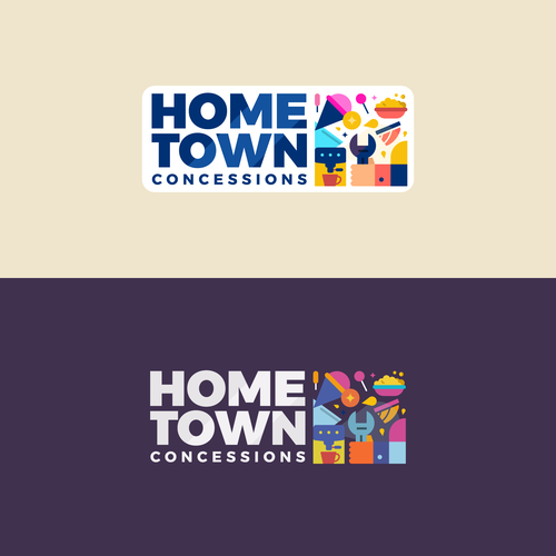 Supply logo with the title 'Hometown Concessions'