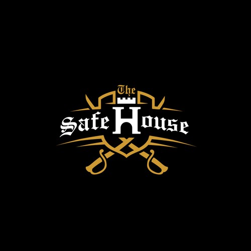 Old-fashioned design with the title 'Safe House'