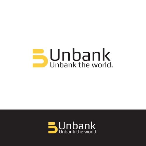 Bitcoin logo with the title 'Unbank'