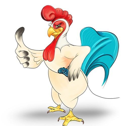 Gaming artwork with the title 'Create the mascot for Henpire!'