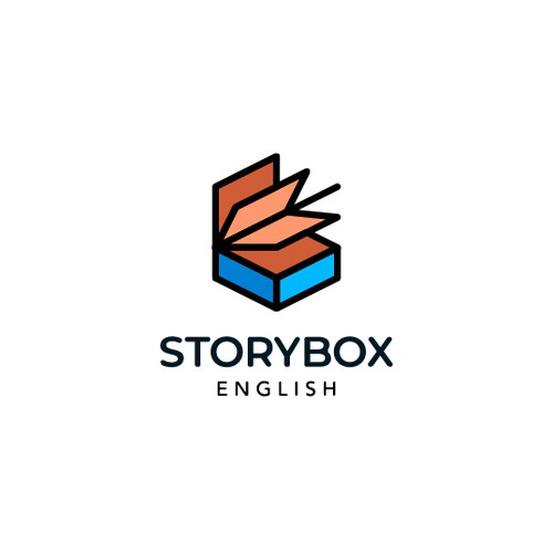 English logo with the title 'STORYBOX English proposal'