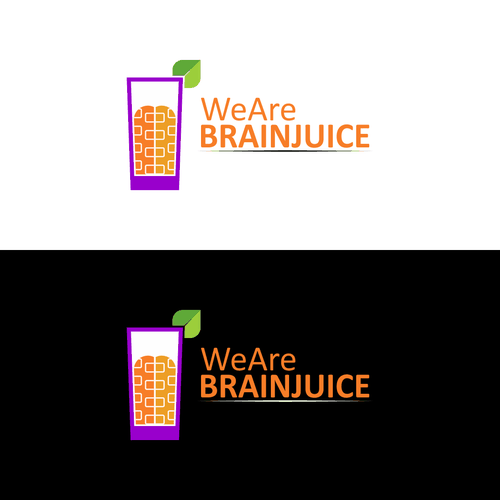 Communications brand with the title 'brain juice'