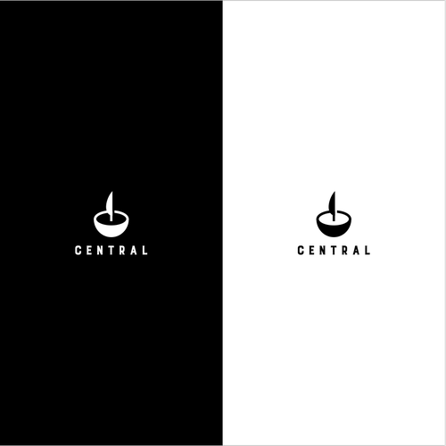 Catering logo with the title 'bowls and knives'