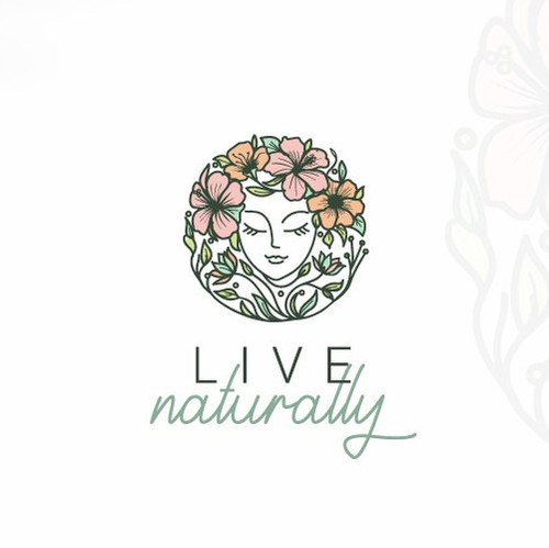 Pure design with the title 'Live Naturally'