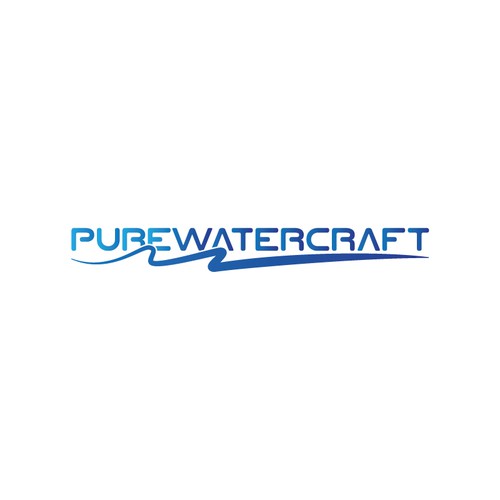 Boat logo with the title 'Logo for Pure Watercraft'