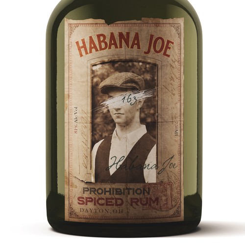 Vintage label with the title 'Habana Joe'