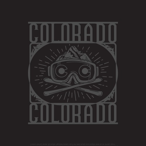 Hiking t-shirt with the title 'Colorado Extreme'