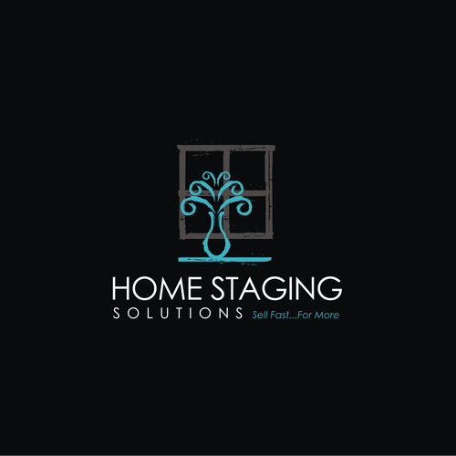 Staging design with the title 'Help Home Staging Solutions with a new logo'