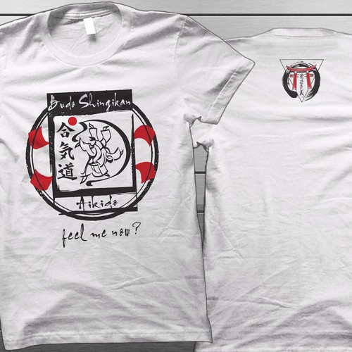 Education t-shirt with the title 'Help Budo Shingikan School of Japanese Martial Arts with a new t-shirt design'