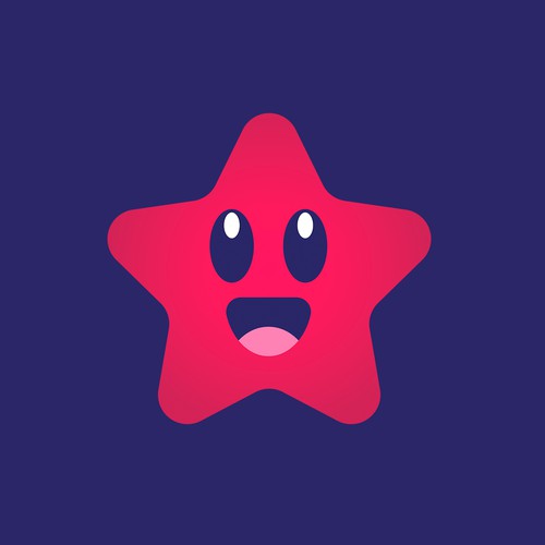 Star logo with the title 'Playful star'