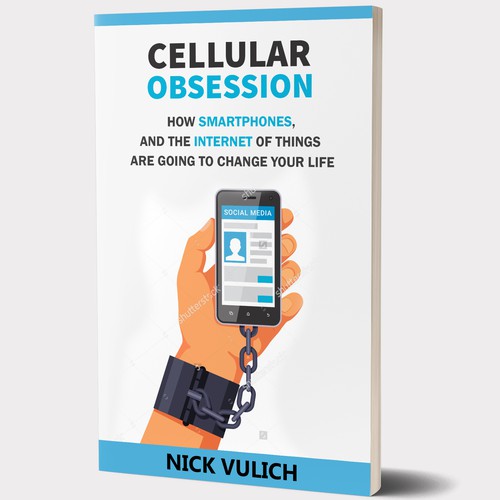 Technology book cover with the title 'Book Cover'