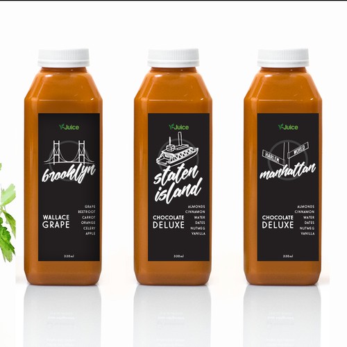 Design professional juice bottle label by Tayebah_iqbal