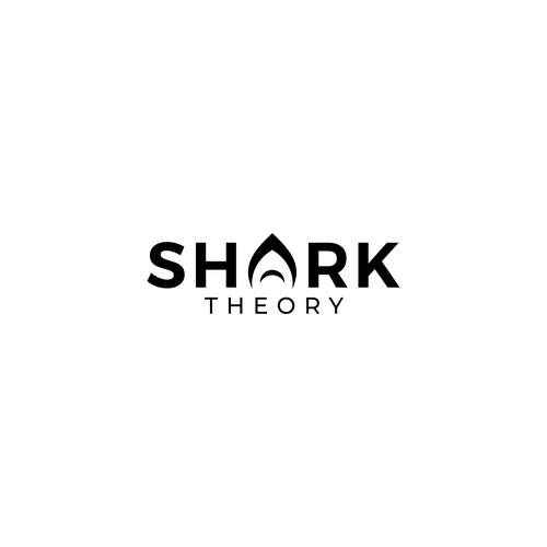 Peak logo with the title 'SHARK THEORY Logo Design'
