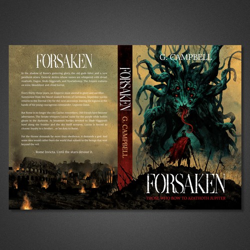 Design with the title 'Book cover illustration'