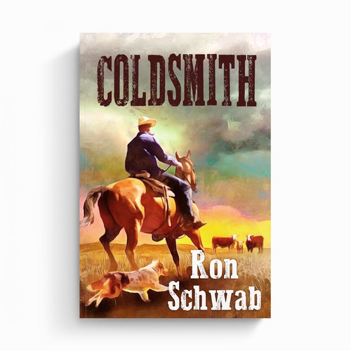 Western book cover with the title 'Book cover'