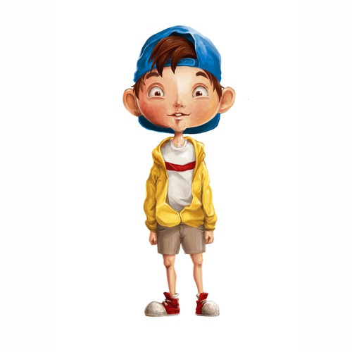 Kid design with the title 'Design Character'