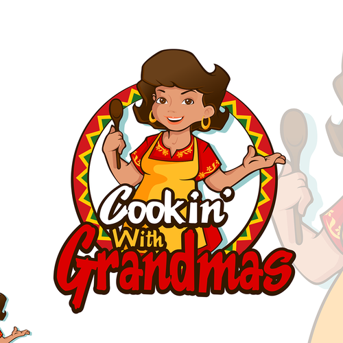 Mexican design with the title 'Cookin With Grandmas'